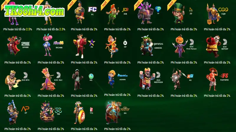 3000+ máy slot vận hành 24h, chơi game không nhàm chán cùng TK88